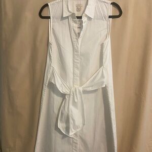 J.Crew Cotton White Dress Size S